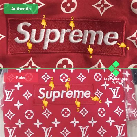 supreme louis vuitton box logo tee real vs fake|real vs fake supreme lv shirts.